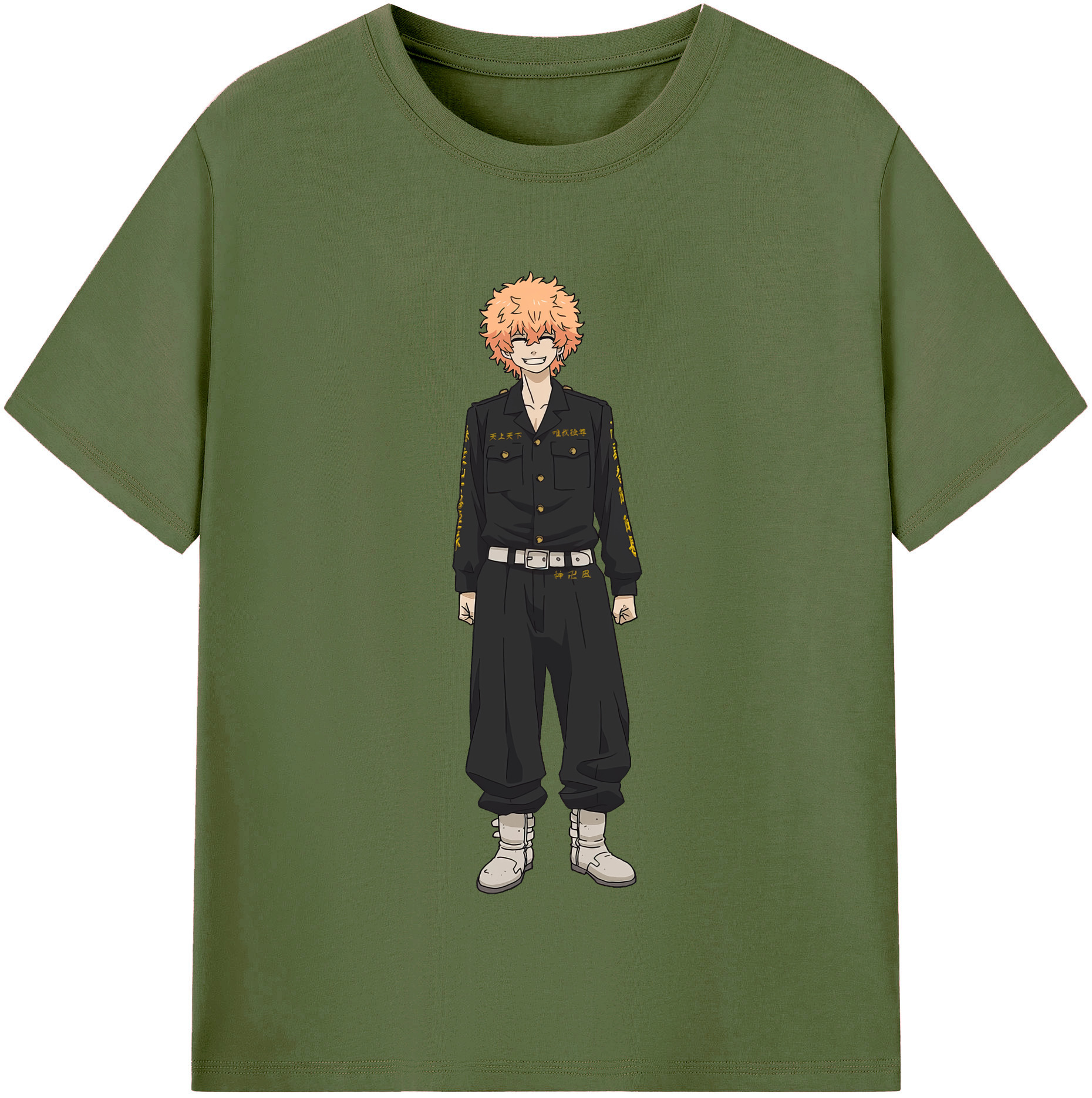 （画像用） 東京リベンジャーズ Tokyo Revengers 綿100％半袖Tシャツ（フロントプリント）